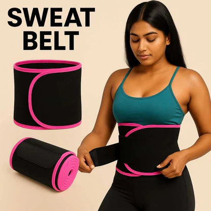Waist Trimmer: "Adjustable neoprene waist trimmer belt for men and women fitness