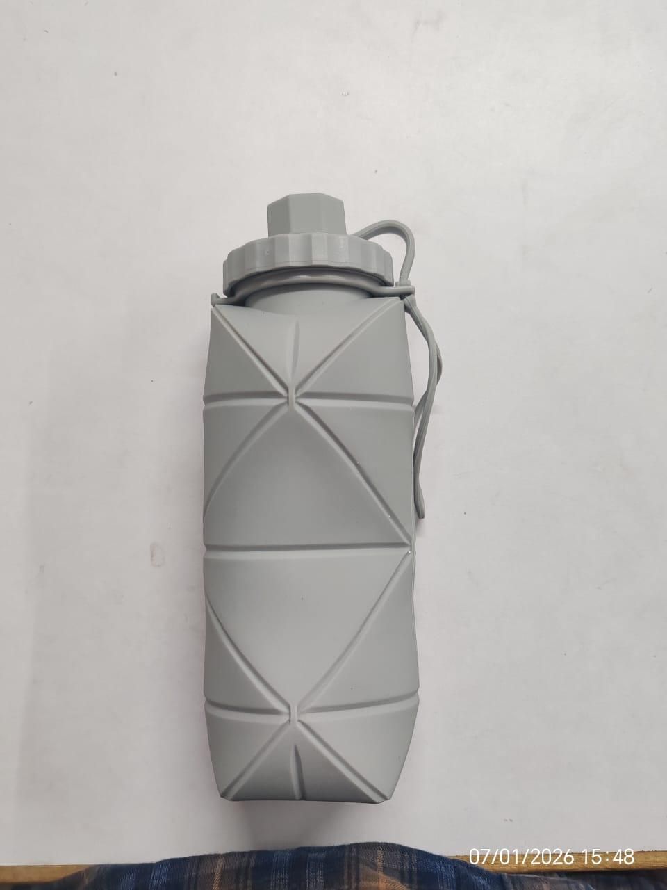 Folding Silicone Water Bottle - Collapsible Travel Bottle