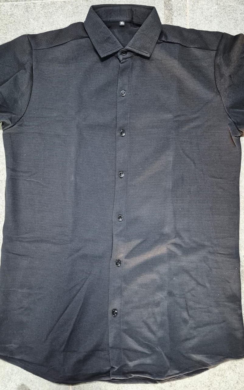 Men's Waffle Designer Shirt - Winter Fashion Polo Fleece