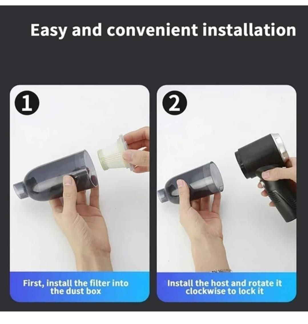 BD Portable Air Duster - Wireless Vacuum Suction Cleaner