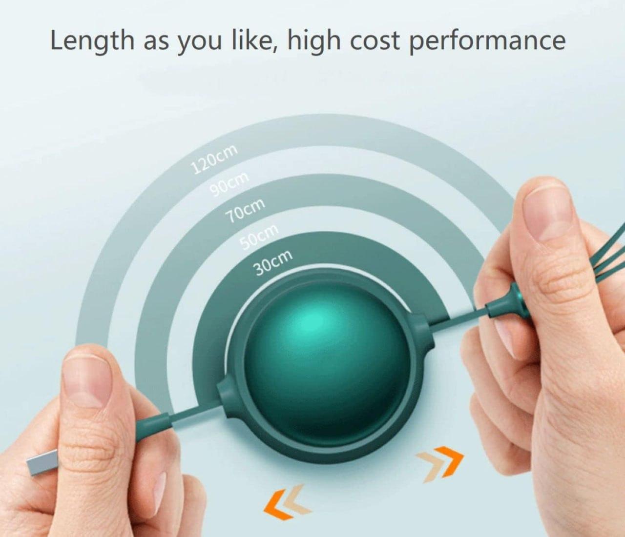 3 in 1 Charging Cable - Universal Android iOS Type-C