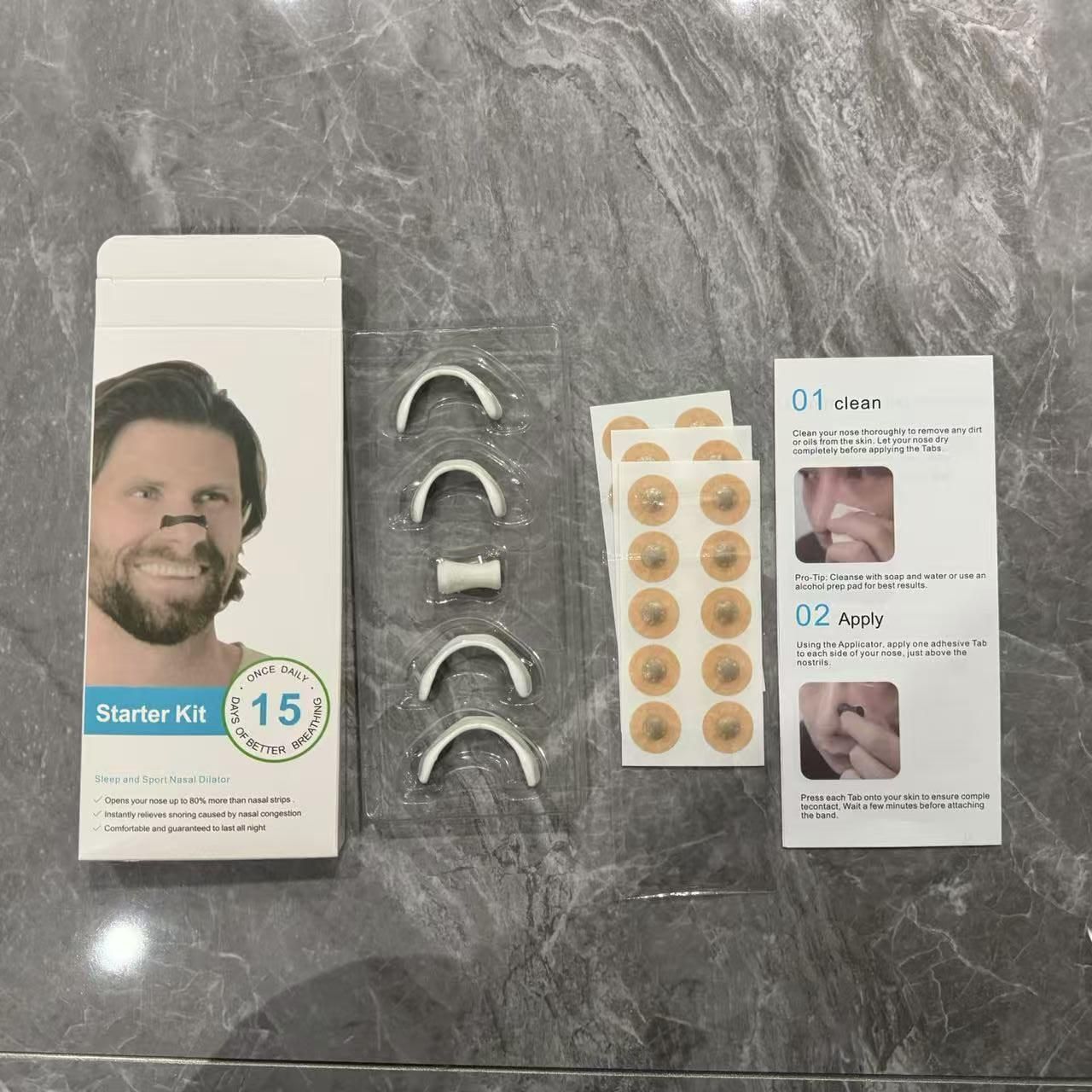 Nasal Strips for Better Breathing - Silicone Starter Kit