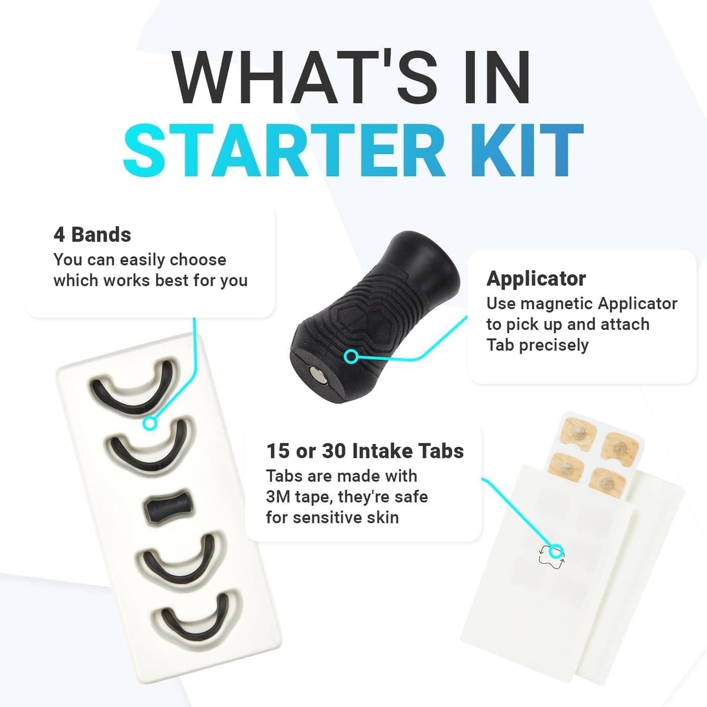 Nasal Strips for Better Breathing - Silicone Starter Kit
