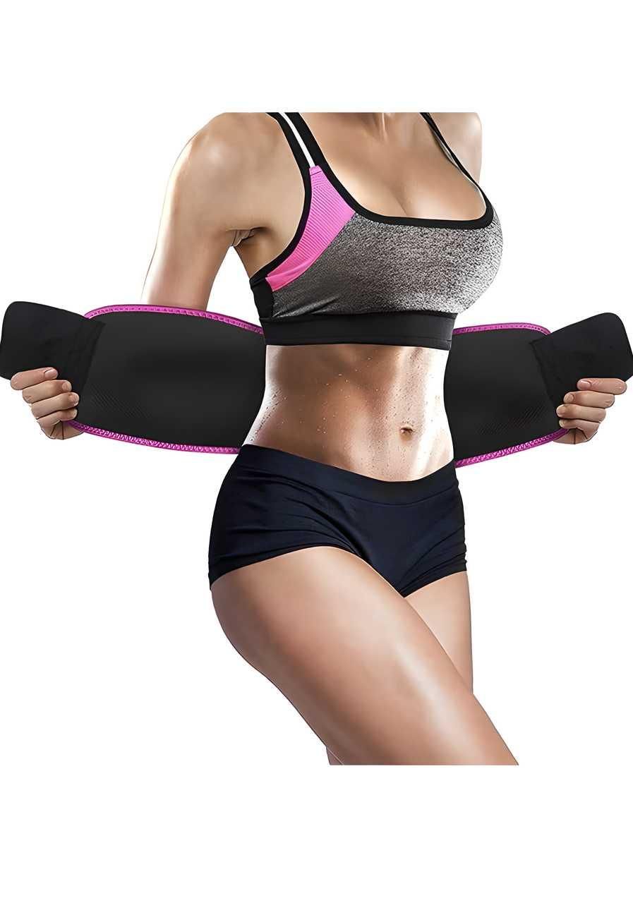 Waist Trimmer: "Adjustable neoprene waist trimmer belt for men and women fitness
